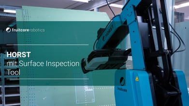 Digital Robot HORST prüft Oberfläche mit Surface Inspection Tool von 8tree