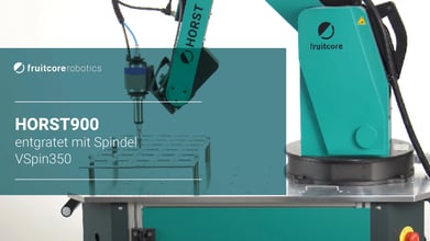 Digital Robot HORST entgratet mit smarter Spindel
