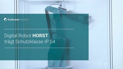 Digital Robot HORST trägt Schutzklasse IP 54