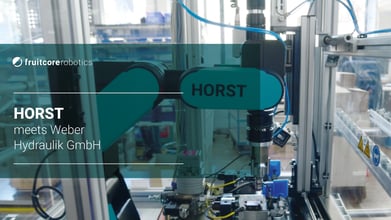 Digital Robot HORST600 unterstützt durch Pick and Place Aufgaben die Firma Weber Hydraulik
