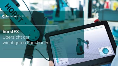 Robotersoftware horstFX Übersicht der wichtigsten Funktionen