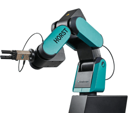 ein HORST600 Roboter mit einem Greifer 