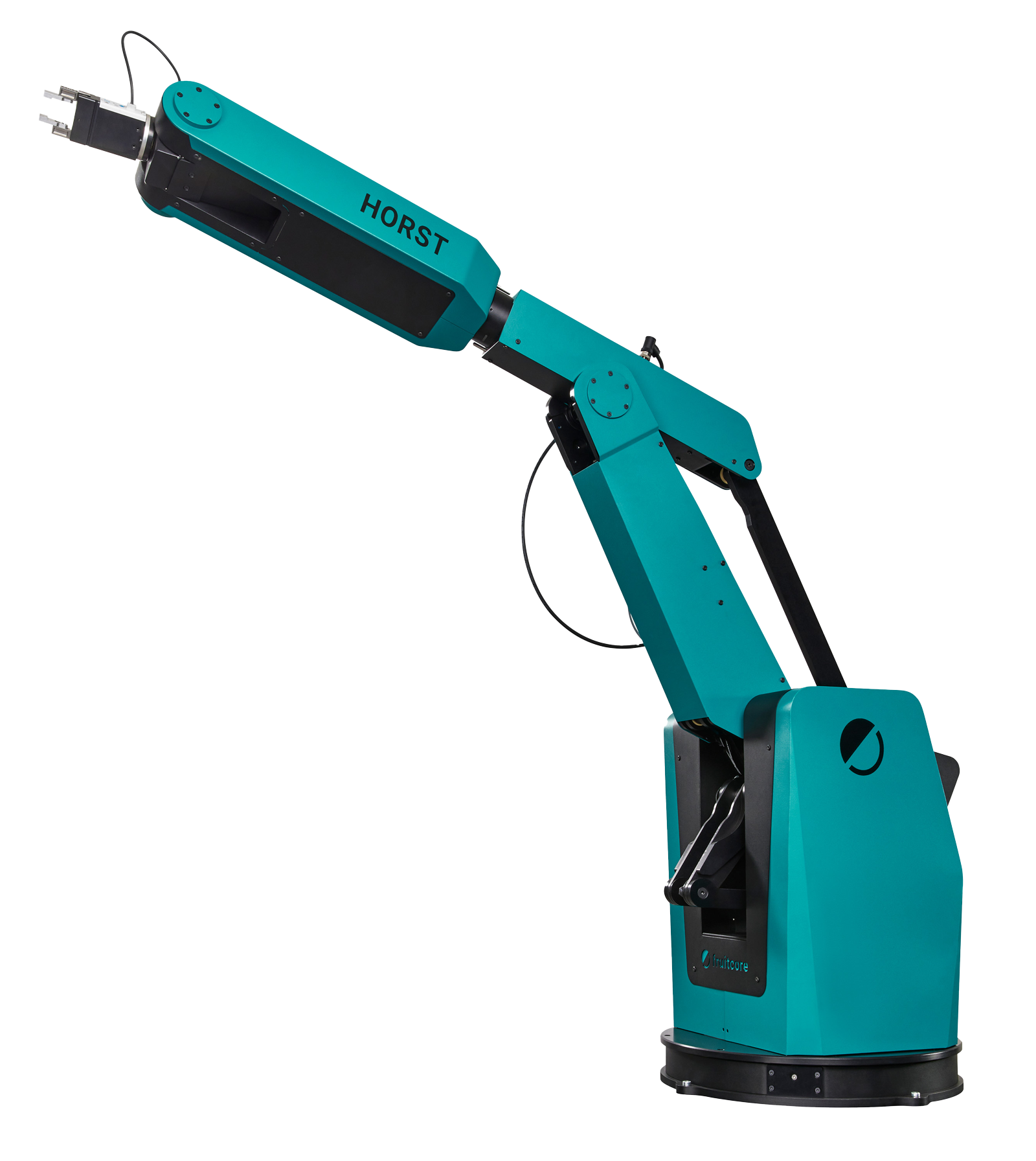 Digital Robot HORST1400 von fruitcore robotics ausgestattet mit einem Greifer.