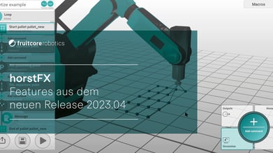 Robotersoftware horstFX: Release 2023.04