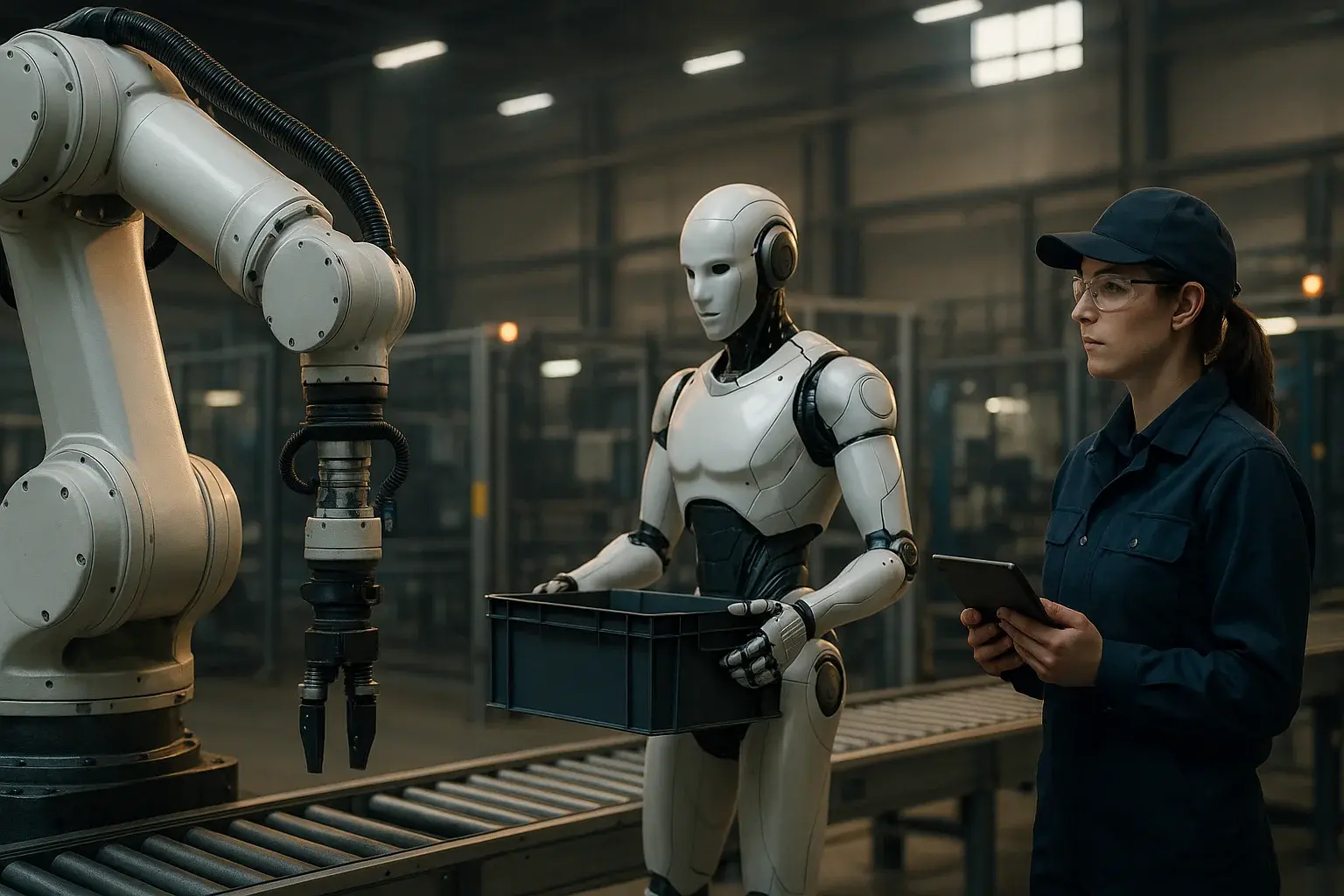 Humanoide vs. 6-Achs-Industrieroboter: Was prägt künftig die Produktion?